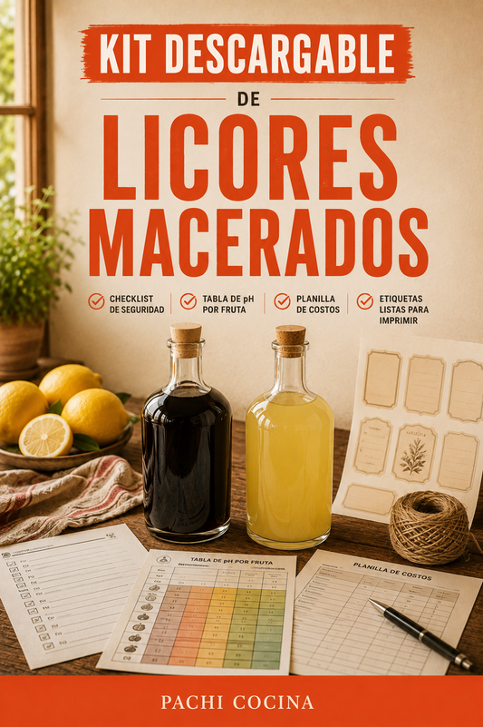 Kit Descargable - Licores Macerados