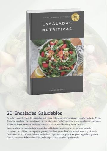 Tapa del bono Ensaladas nutritivas
